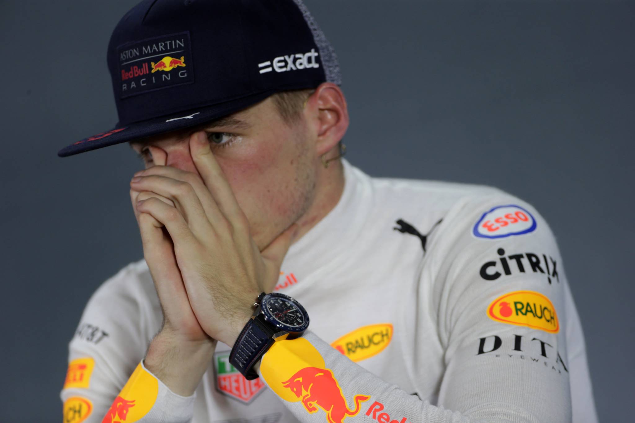 25.11.2018 - Race, Press conference, Max Verstappen (NED) Red Bull Racing RB14 