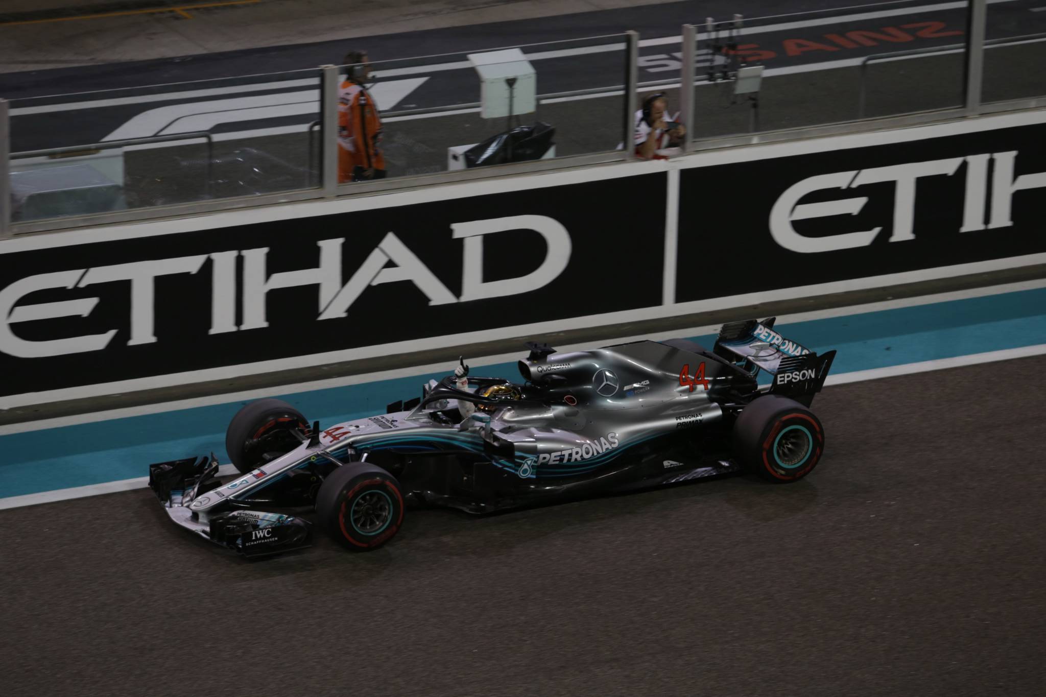 25.11.2018 - Race, Lewis Hamilton (GBR) Mercedes AMG F1 W09 race winner