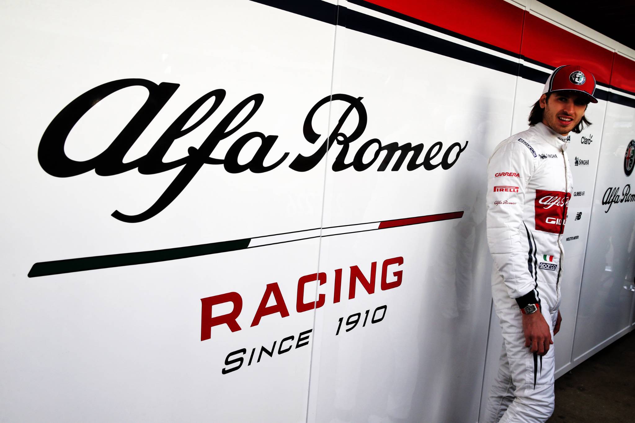 Antonio Giovinazzi (ITA) Alfa Romeo Racing.
18.02.2019.