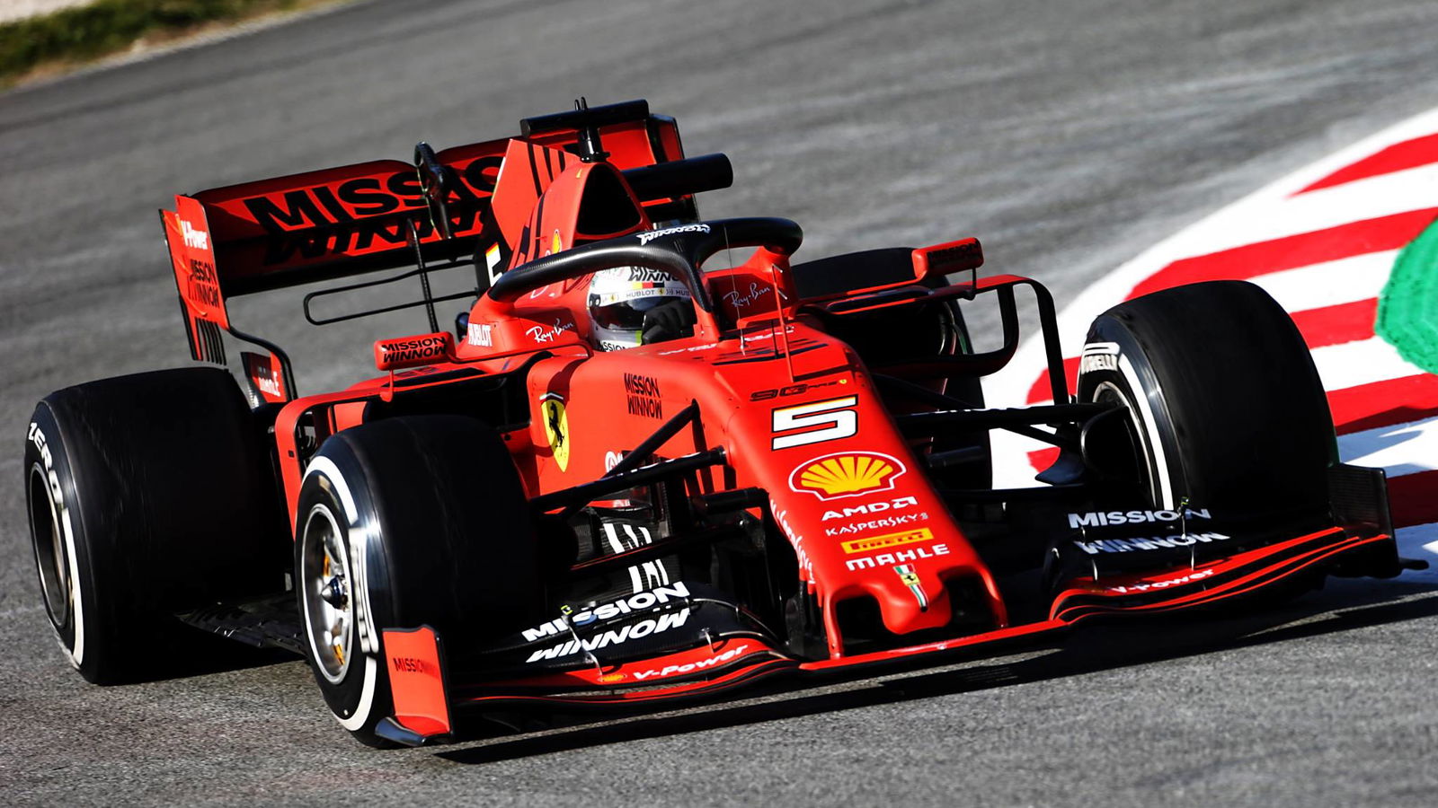 Ferrari, Vettel mengakhiri hari pembukaan uji coba F1 tercepat