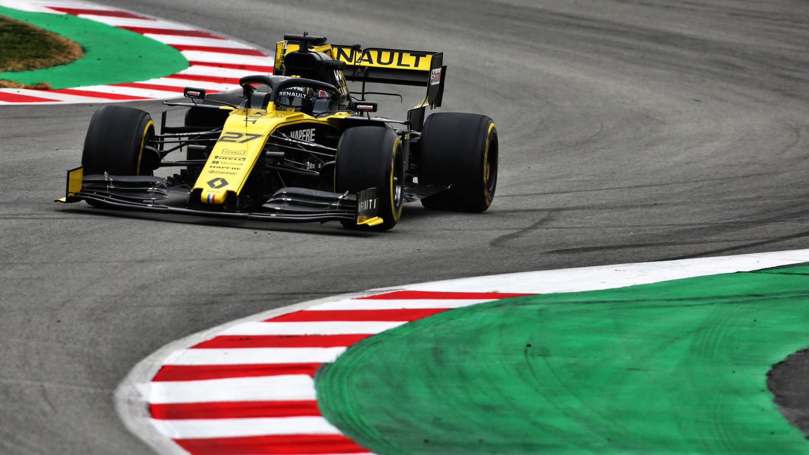Hulkenberg closes out first F1 test fastest