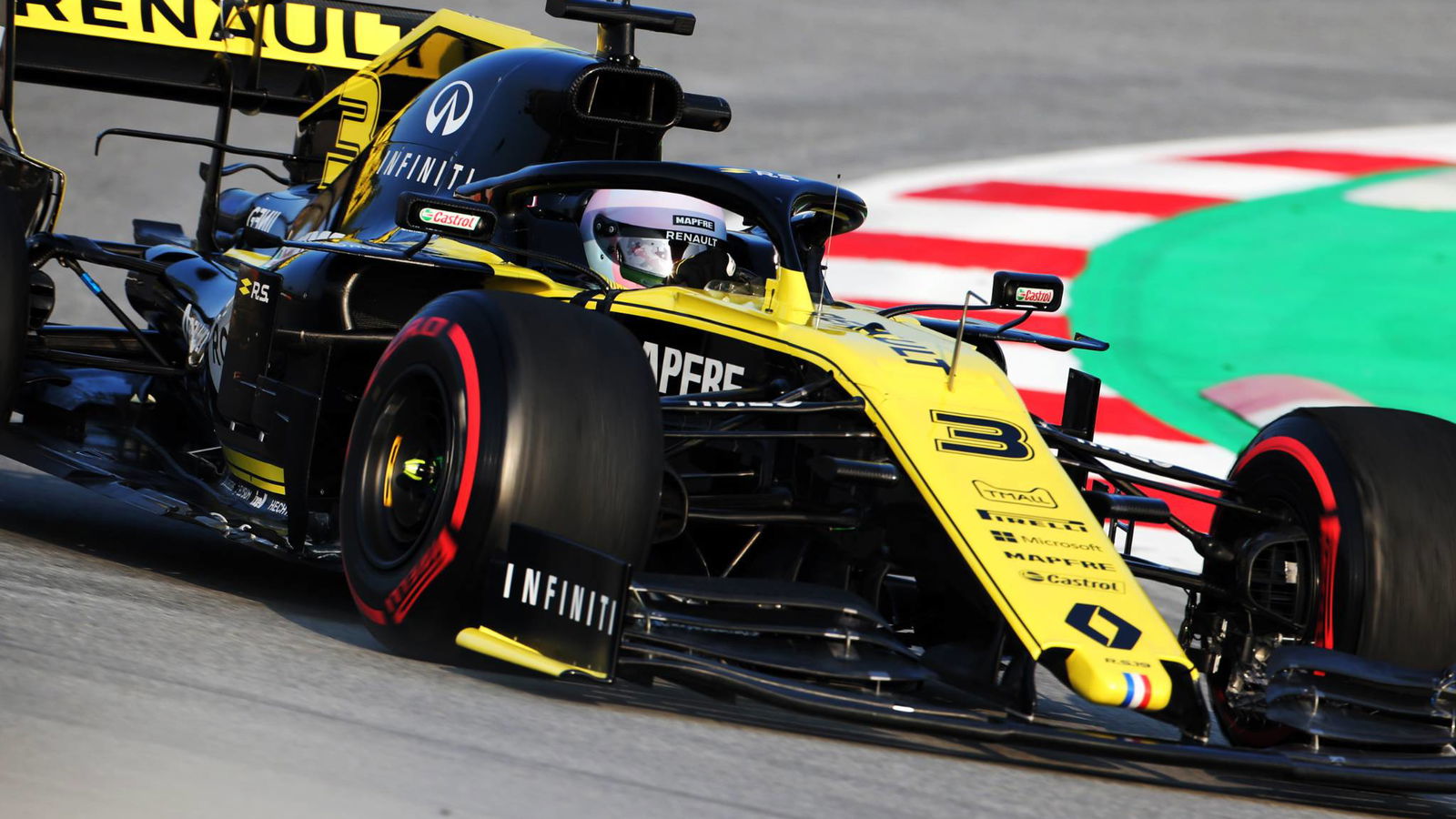Barcelona F1 Test 1 Times - Thursday 12PM