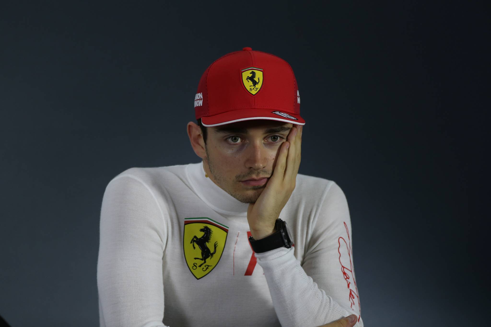 31.03.2019- Official Fia press conference, Charles Leclerc (MON) Scuderia Ferrari SF90