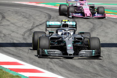 Bottas tops Spain FP1 despite oil leak, Stroll crashes