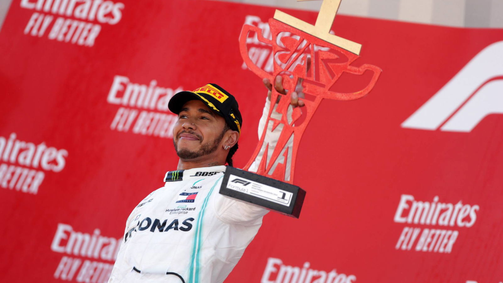 Mercedes sends F1 car and winning trophy to ill fan
