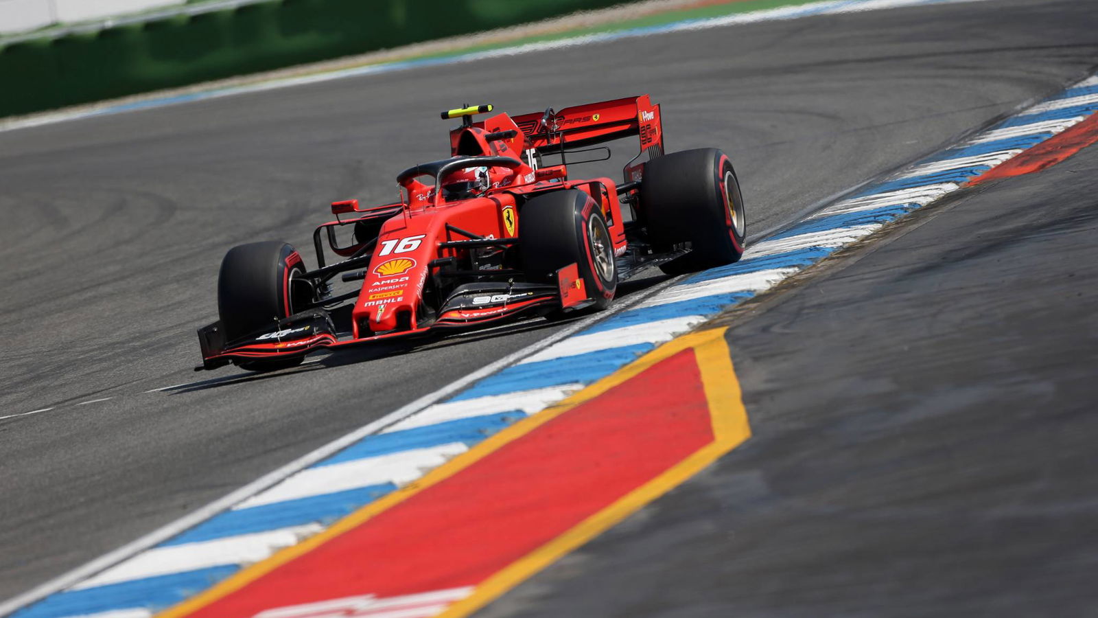 Leclerc tops Germany FP2 as Gasly crashes out