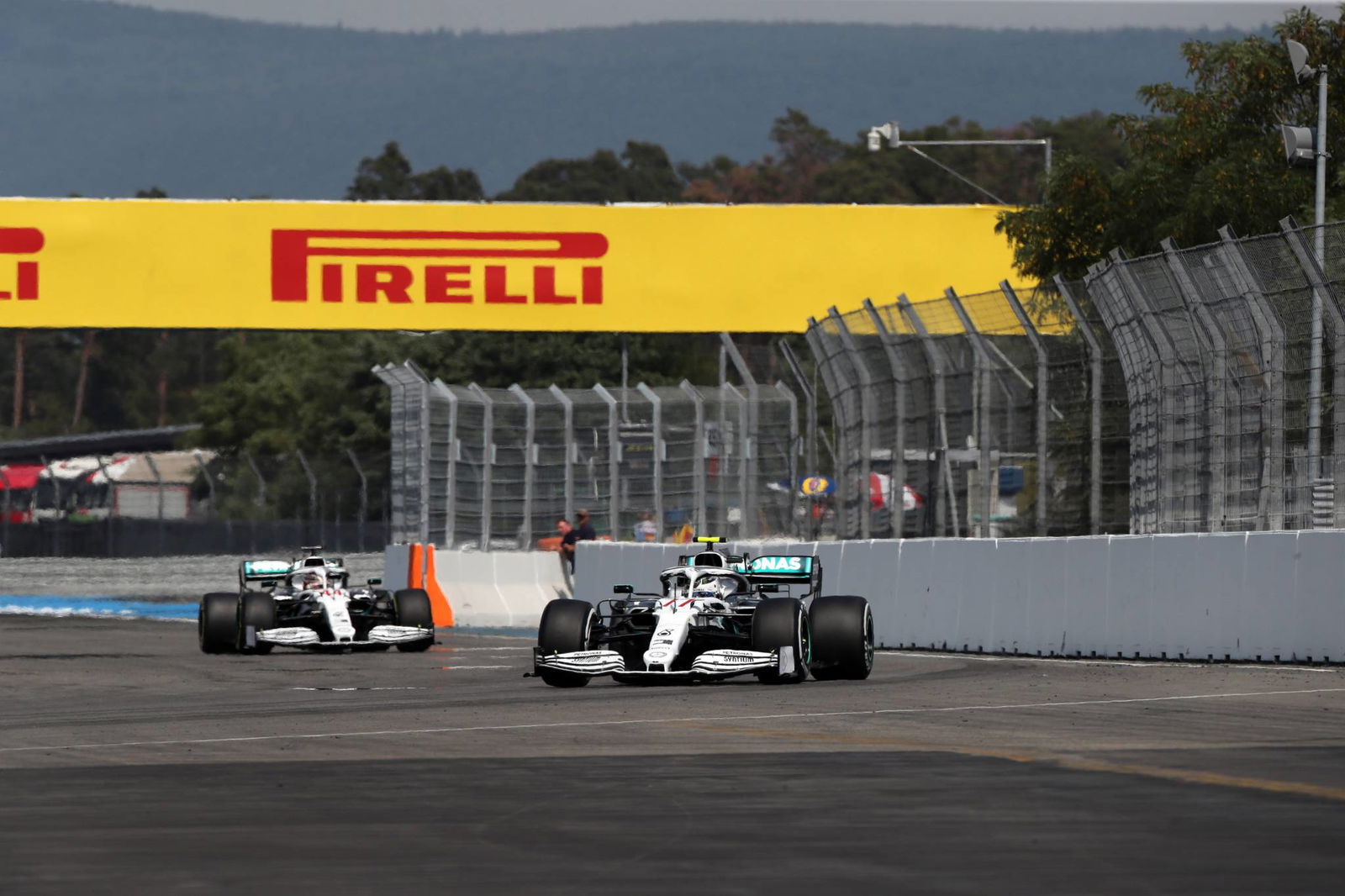 Mercedes duo praying for rain after hot Friday practice