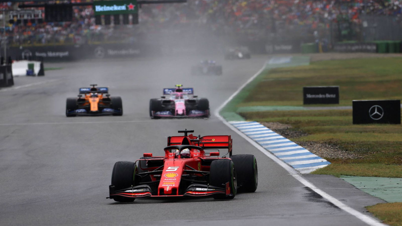 Vettel: Wet races create chaos, dry races F1’s focus to improve
