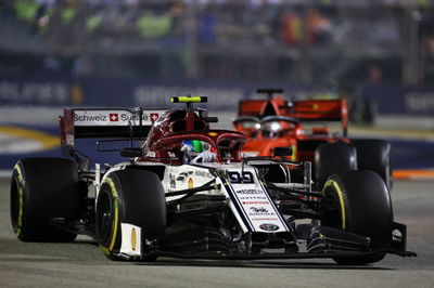 Giovinazzi felt ‘quite safe’ passing crane in Singapore GP