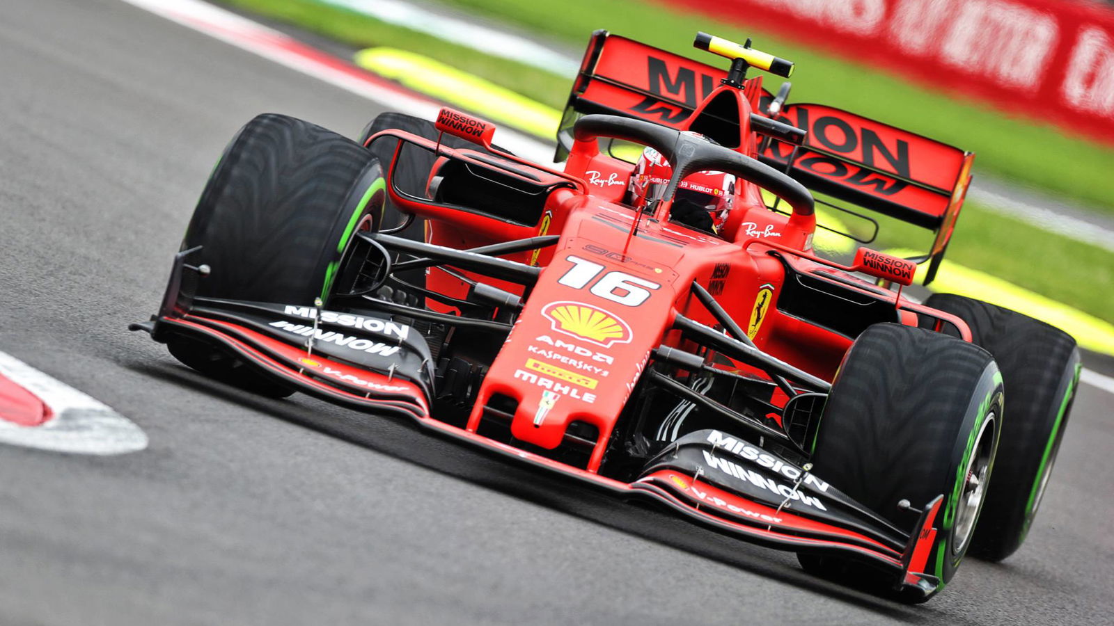 Leclerc leads Ferrari 1-2 in damp final Mexico practice