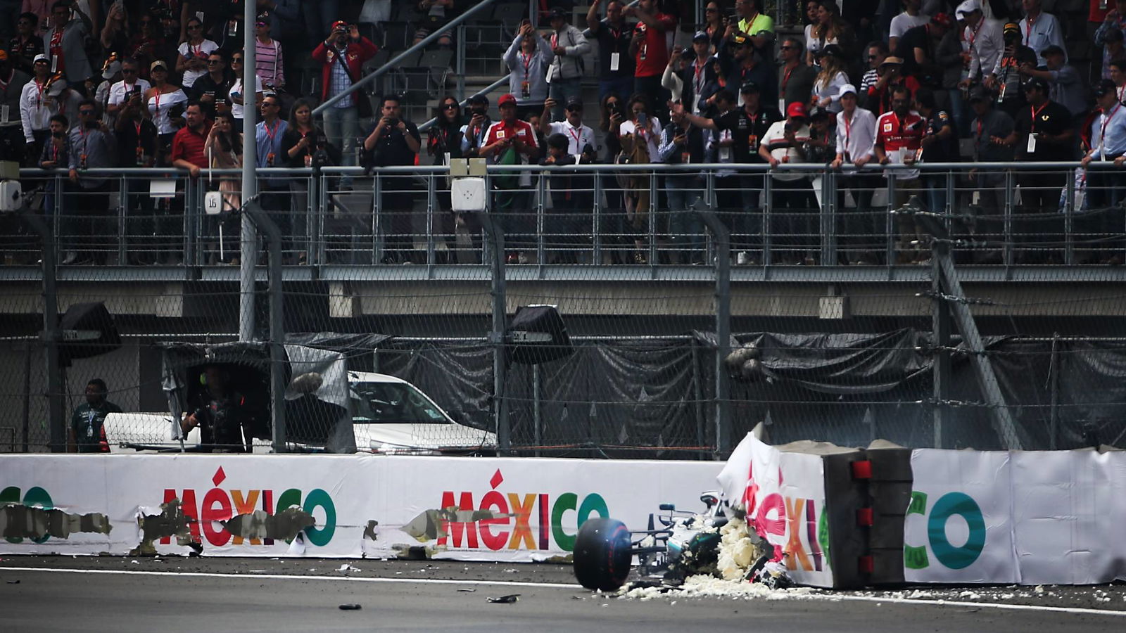 Bottas released from medical centre after hefty Mexico crash