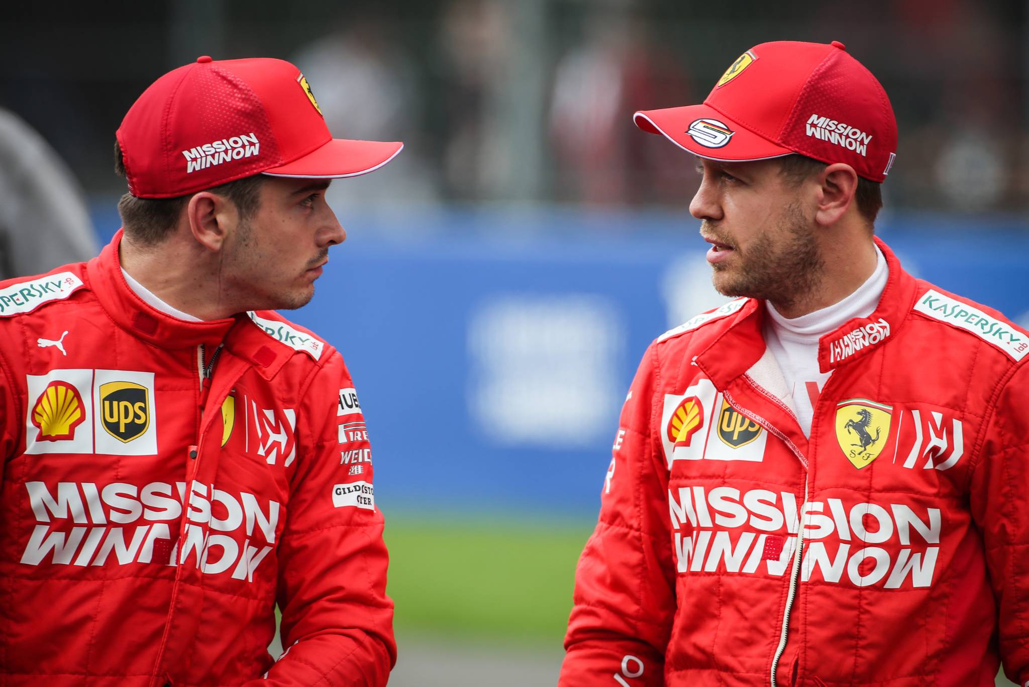 Charles Leclerc (FRA), Scuderia Ferrari and Sebastian Vettel (GER), Scuderia Ferrari 
26.10.2019. 