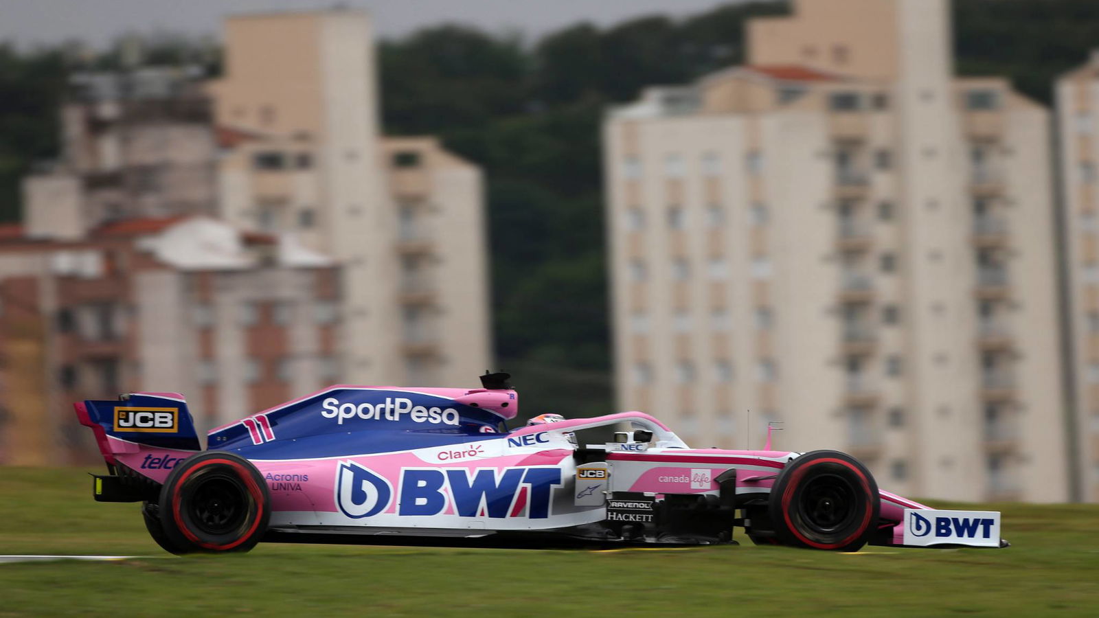 Perez avoids penalty for Grosjean incident in Brazil FP3