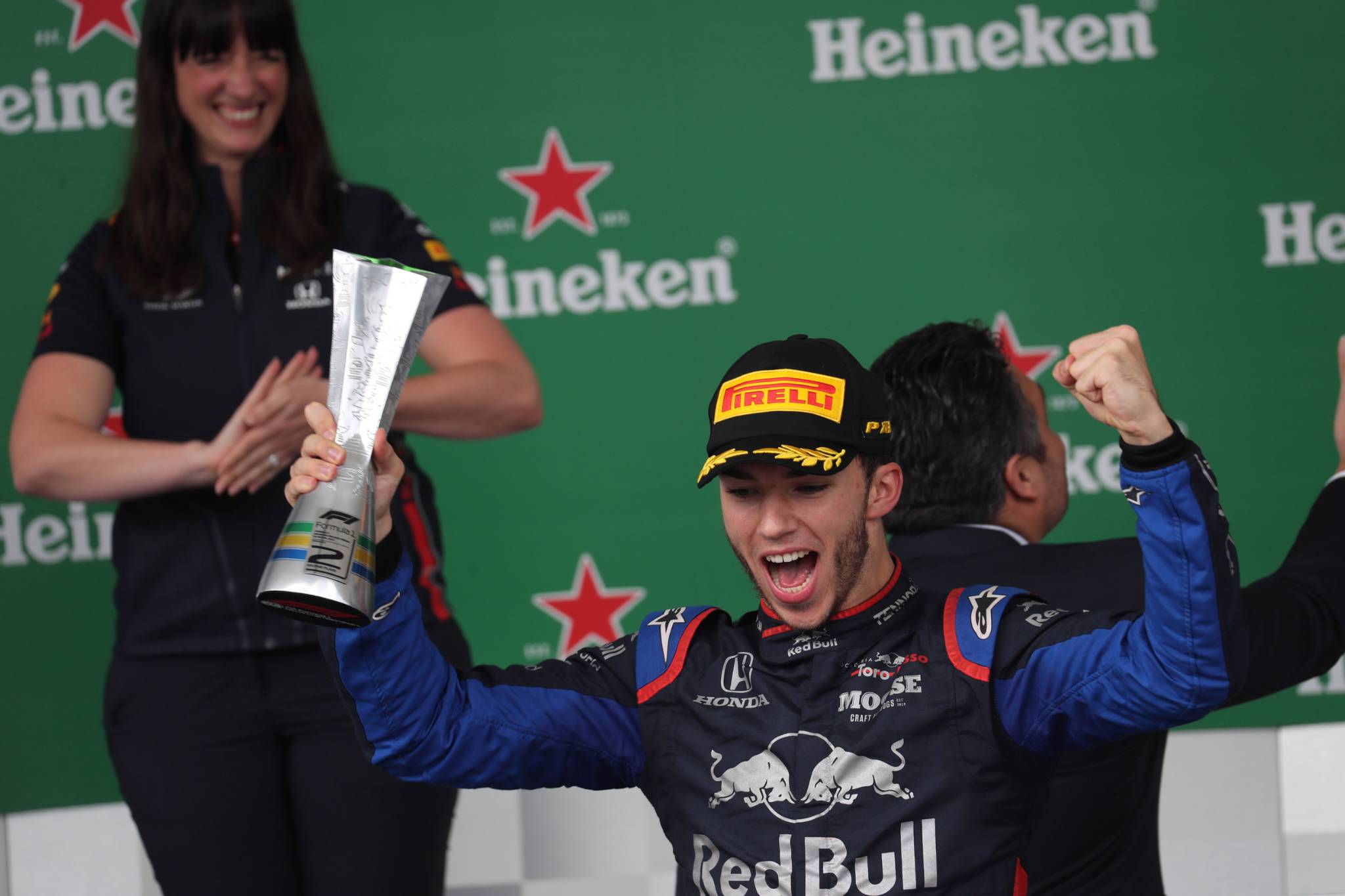 17.11.2019 - Race, 2nd place Pierre Gasly (FRA) Scuderia Toro Rosso STR14