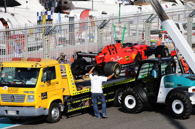 Vettel admits he ‘got lucky’ in Abu Dhabi FP1 crash