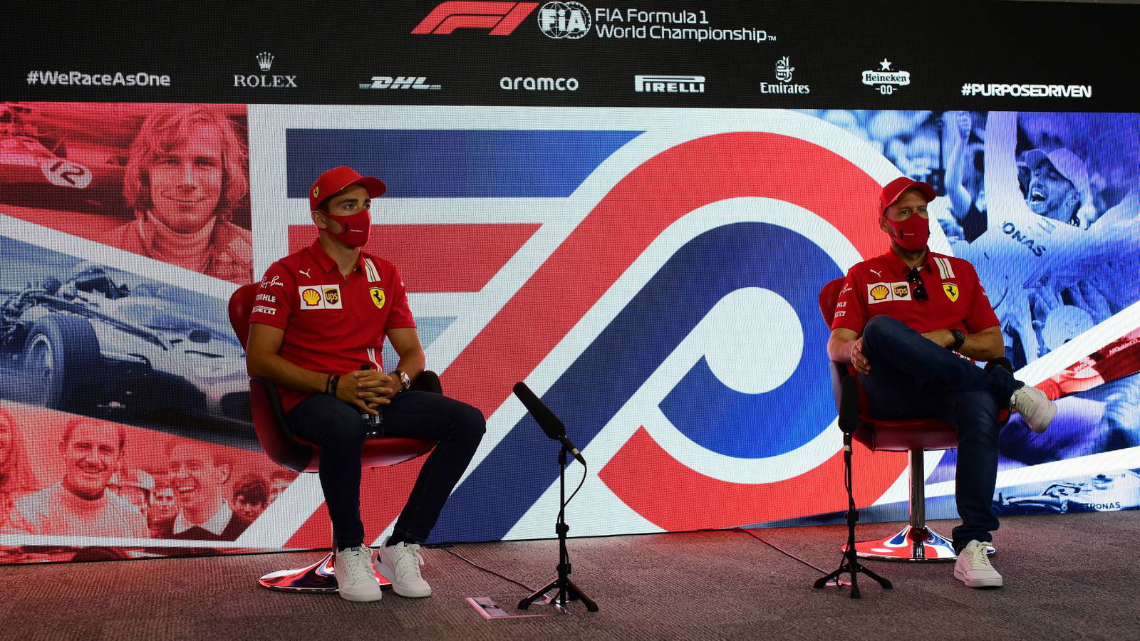 Ferrari bersiap untuk F1 British Grand Prix yang 