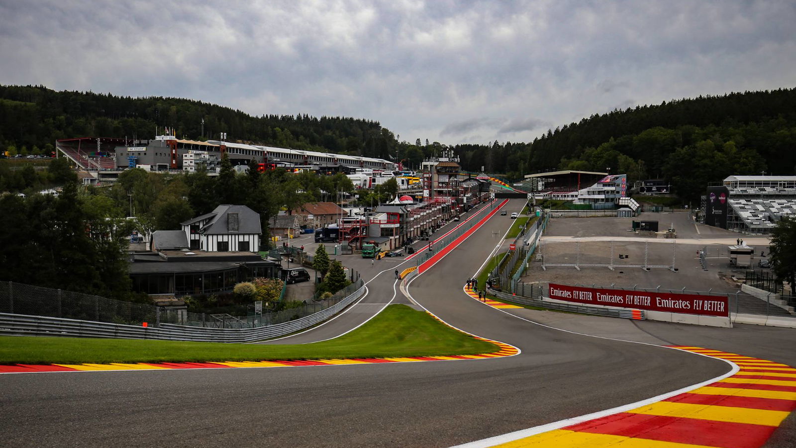 F1 team motorhomes return for Belgian GP