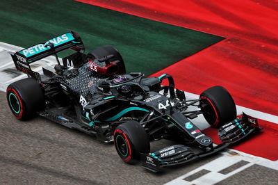 Lewis Hamilton (GBR) Mercedes AMG F1 W11.