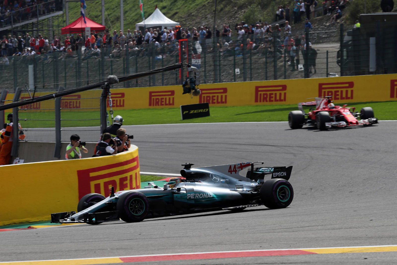 Mick Schumacher completes Spa demo run in father’s title-winning Benetton