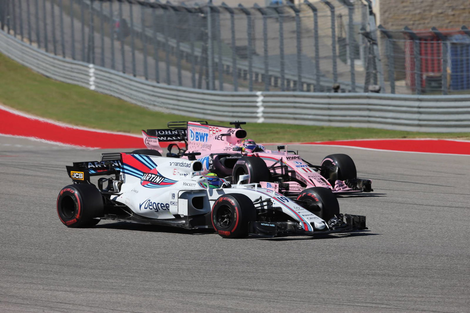 Ocon suffers broken control unit on US GP grid