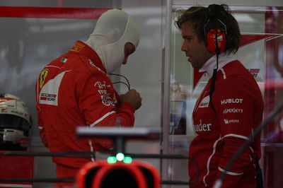 Fire extinguisher halts Vettel’s progress