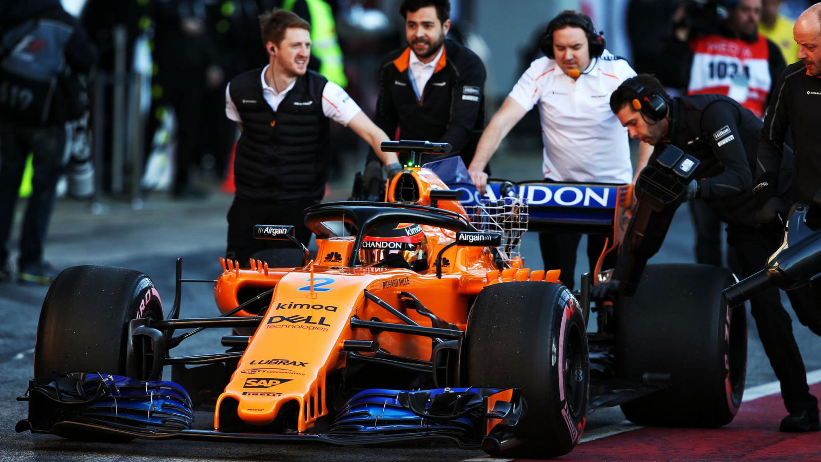McLaren hits early trouble as F1 testing resumes