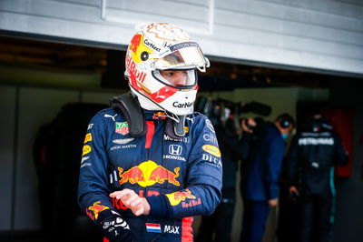 Max Verstappen (NLD) Red Bull Racing in qualifying parc ferme.