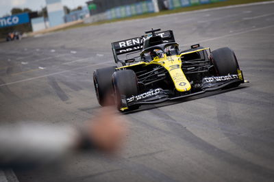 Daniel Ricciardo (AUS) Renault F1 Team RS20 celebrates at the end of the race.