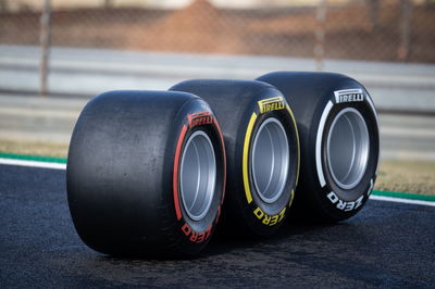 Pirelli tyres.