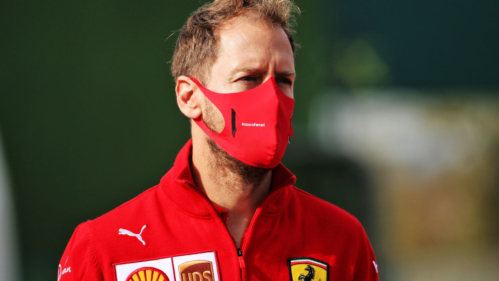 Sebastian Vettel (GER) Ferrari walks the circuit.