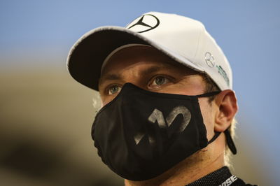 Valtteri Bottas (FIN) Mercedes AMG F1 on the grid.