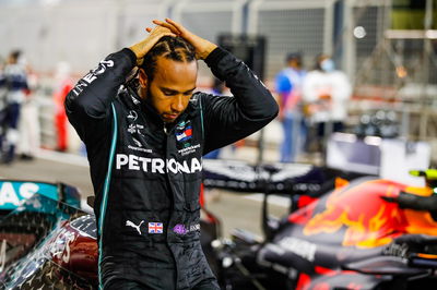 Race winner Lewis Hamilton (GBR) Mercedes AMG F1 celebrates in parc ferme.