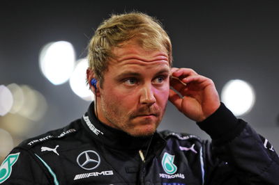 Valtteri Bottas (FIN) Mercedes AMG F1 on the grid.