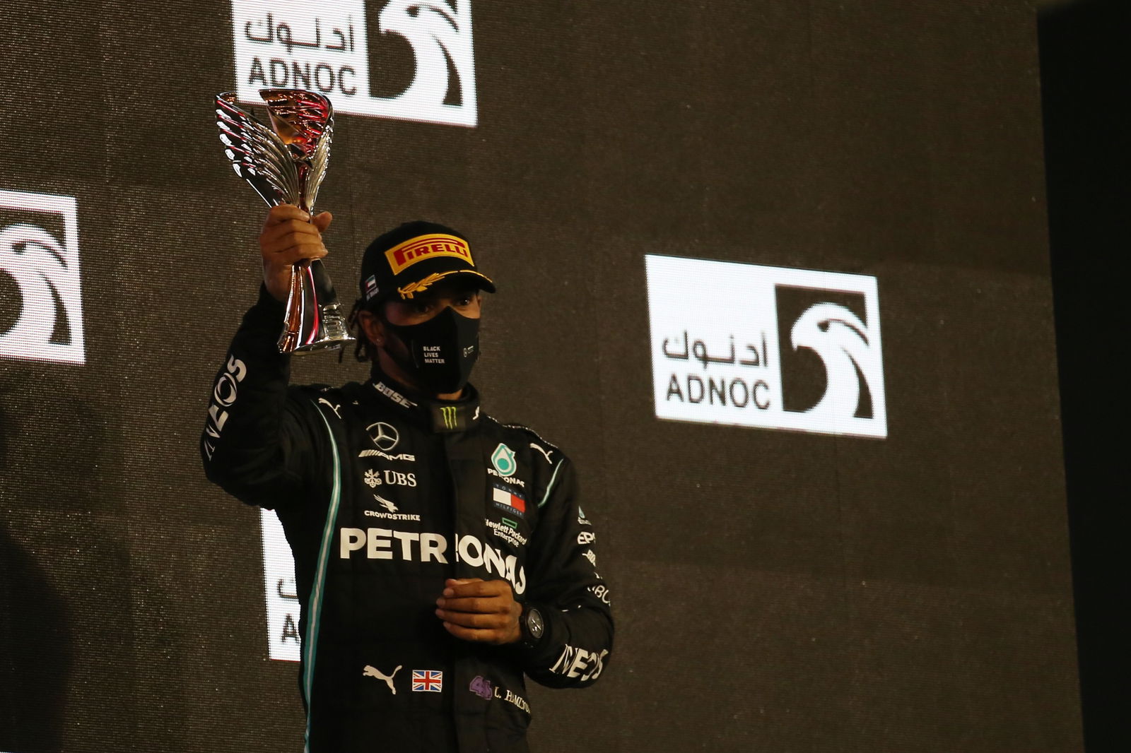 3rd place Lewis Hamilton (GBR) Mercedes AMG F1 W11.