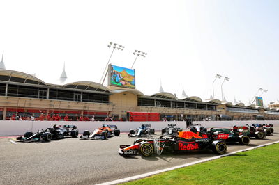 The 2021 cars on display.