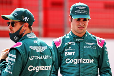 (L to R): Sebastian Vettel (GER) Aston Martin F1 Team and Lance Stroll (CDN) Aston Martin F1 Team.