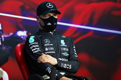 Valtteri Bottas (FIN) Mercedes AMG F1 in the FIA Press Conference.