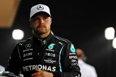 Valtteri Bottas (FIN) Mercedes AMG F1 in qualifying parc ferme.