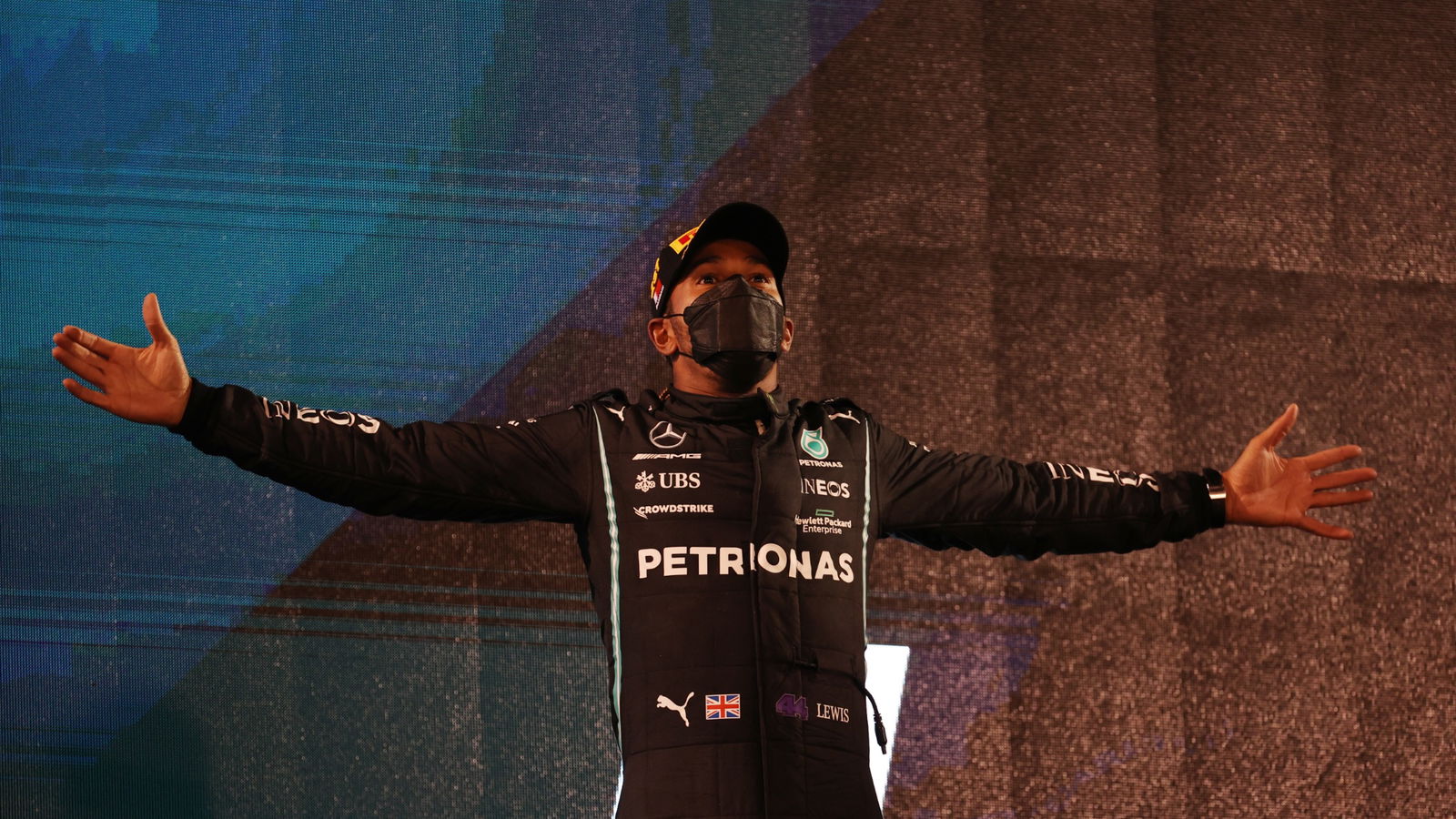 1st place Lewis Hamilton (GBR) Mercedes AMG F1 W12.