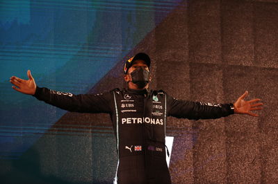 1st place Lewis Hamilton (GBR) Mercedes AMG F1 W12.