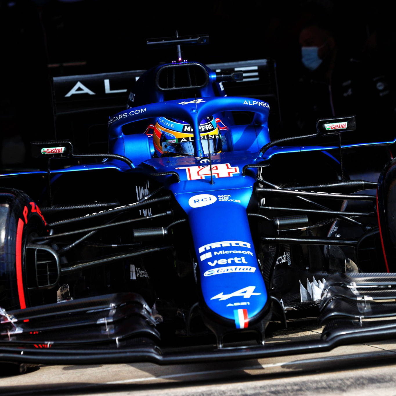 Fernando Alonso (ESP) Alpine F1 Team A521.
