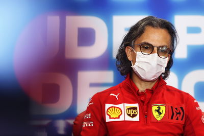 Laurent Mekies (FRA) Ferrari Sporting Director in the FIA Press Conference.