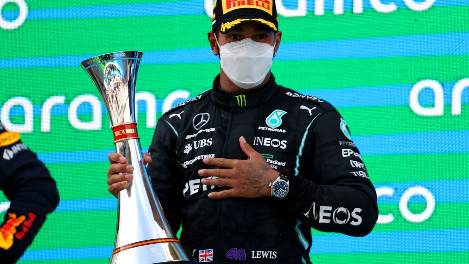 1st place Lewis Hamilton (GBR) Mercedes AMG F1 W12.