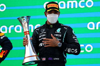 1st place Lewis Hamilton (GBR) Mercedes AMG F1 W12.