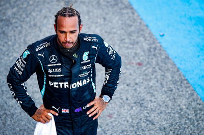 Race winner Lewis Hamilton (GBR) Mercedes AMG F1 in parc ferme.