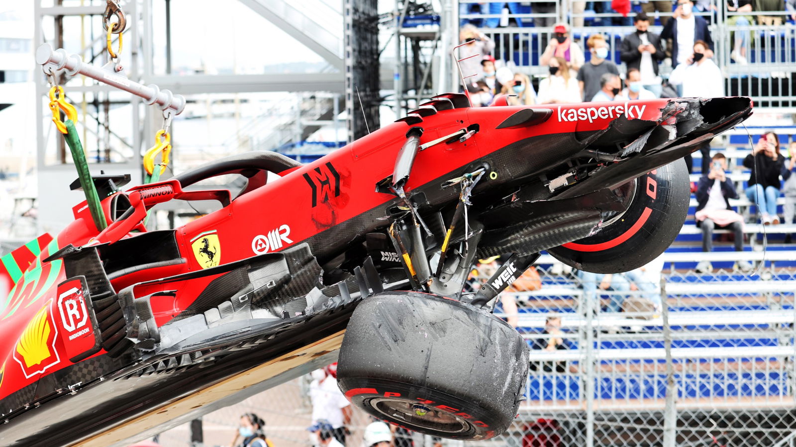 The damaged Ferra