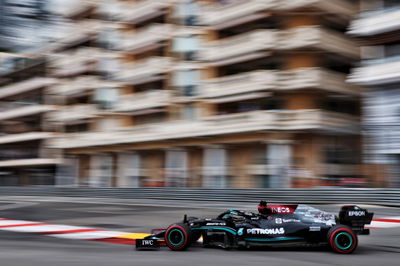 Lewis Hamilton (GBR) Mercedes AMG F1 W12.