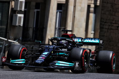 Lewis Hamilton (GBR) Mercedes AMG F1 W12.