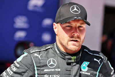 Valtteri Bottas (FIN) Mercedes AMG F1 in qualifying parc ferme.