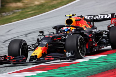 Sergio Perez (MEX) Red Bull Racing RB16B.